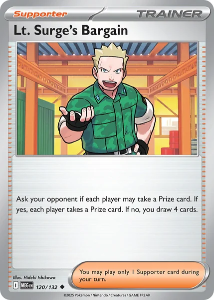 Lt. Surge's Bargain card image