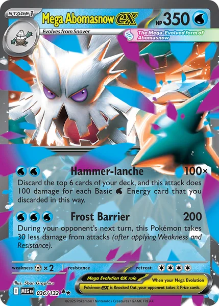 Mega Abomasnow ex card image