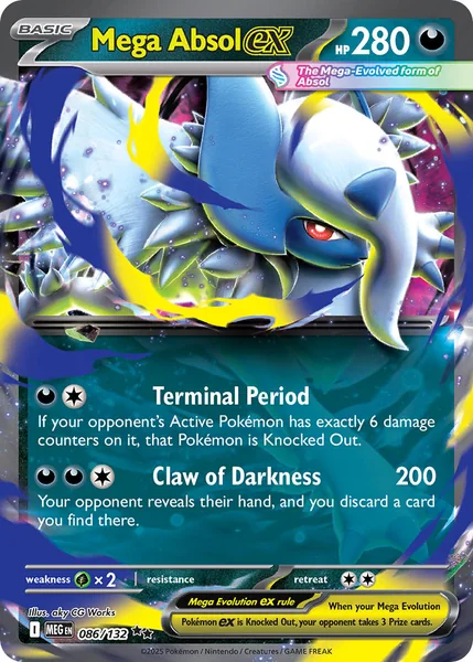Mega Absol ex card image