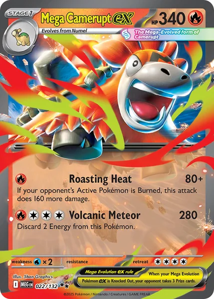 Mega Camerupt ex card image