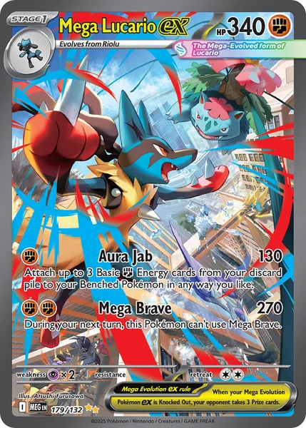 Mega Lucario Ex card image