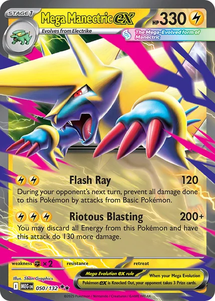 Mega Manectric ex card image