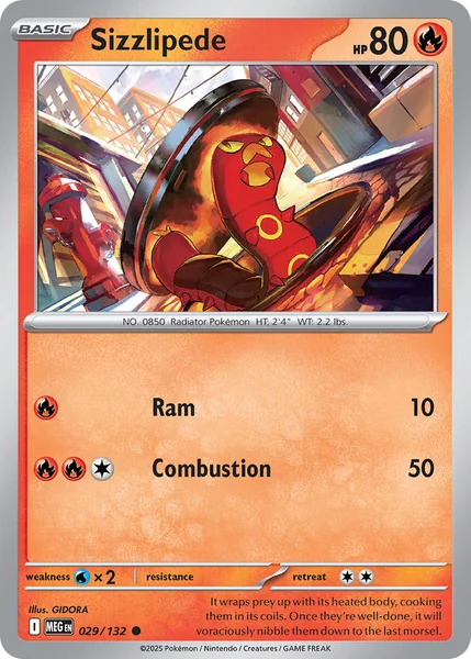 Sizzlipede card image