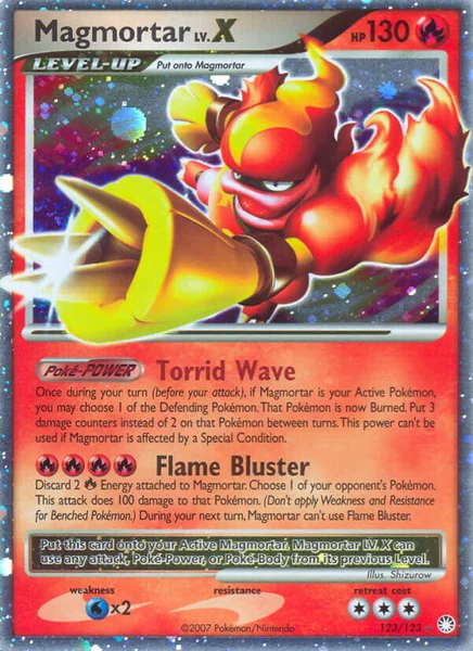 Magmortar LV. X card image