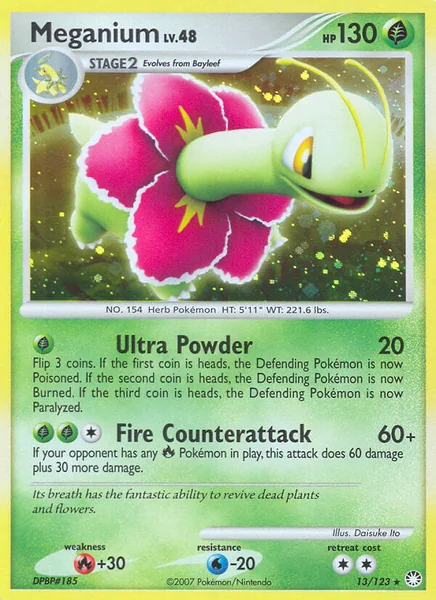 Meganium card image