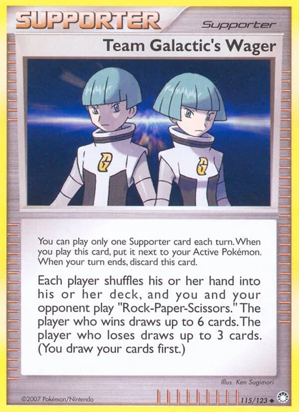 Team Galactic's Wager card image