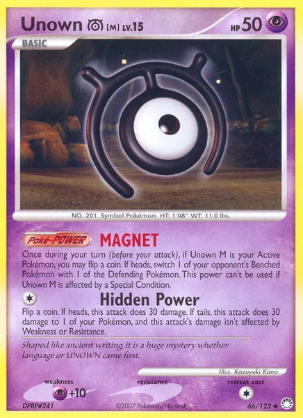 Unown M card image