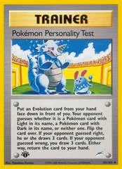 Pokemon Personality Test card image