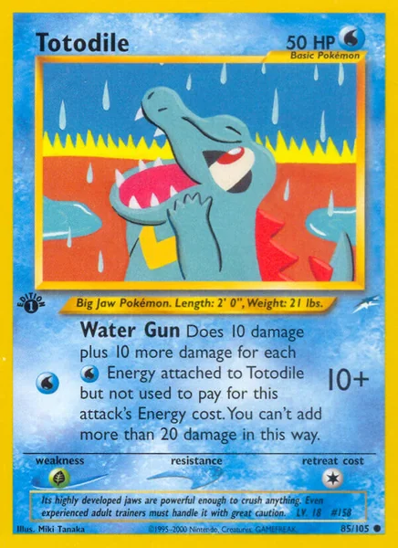 Totodile card image