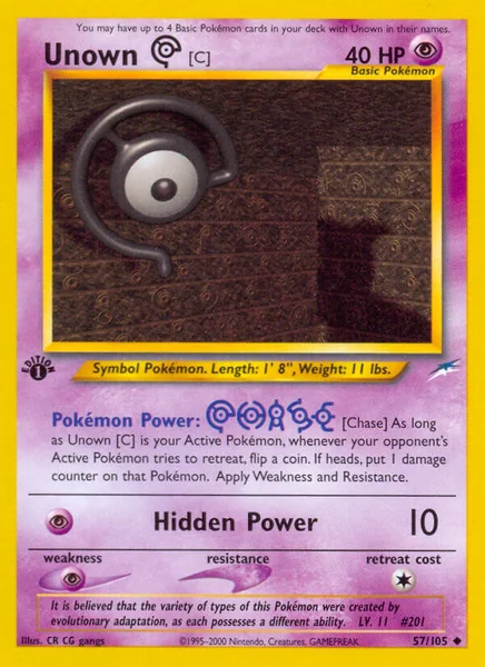Unown C card image