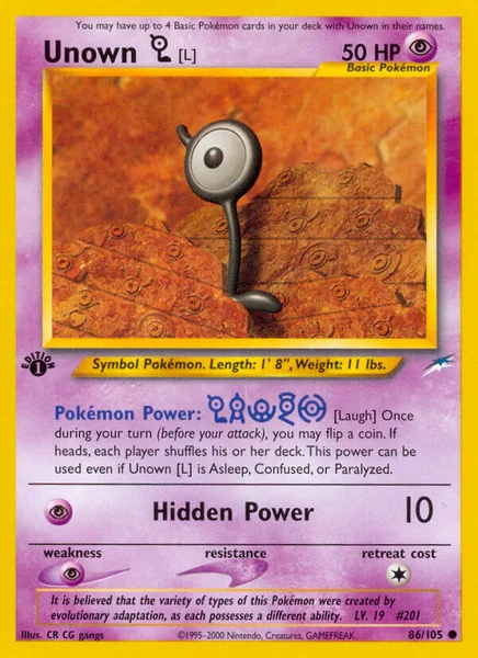 Unown L card image