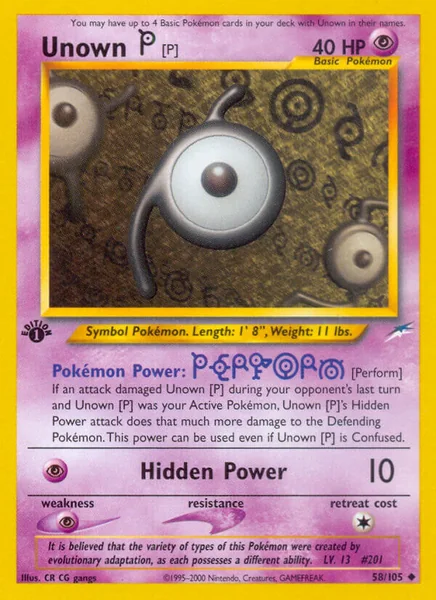 Unown P card image