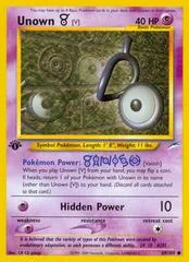 Unown V card image