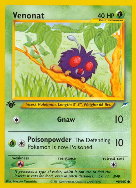 Venonat card image