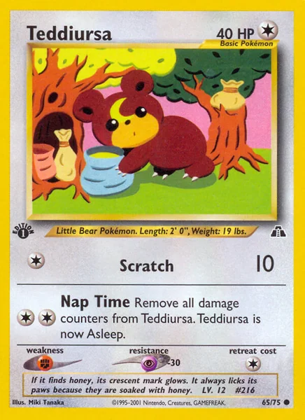 Teddiursa card image