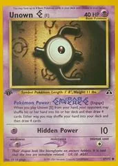 Unown E card image