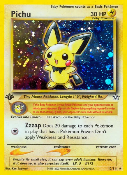 Pichu card image
