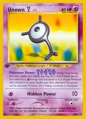 Unown Y card image