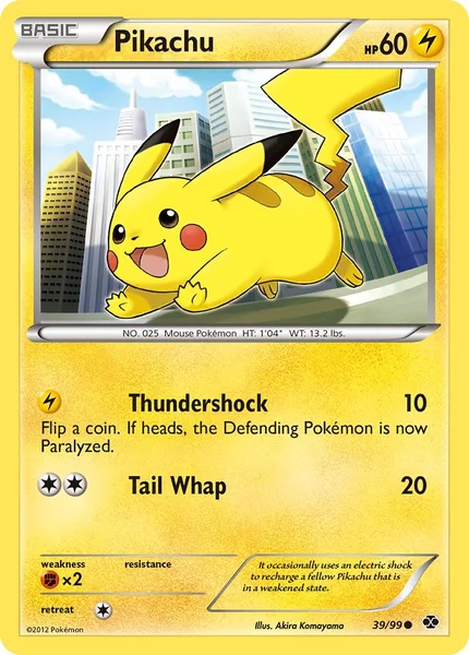 Pikachu card image