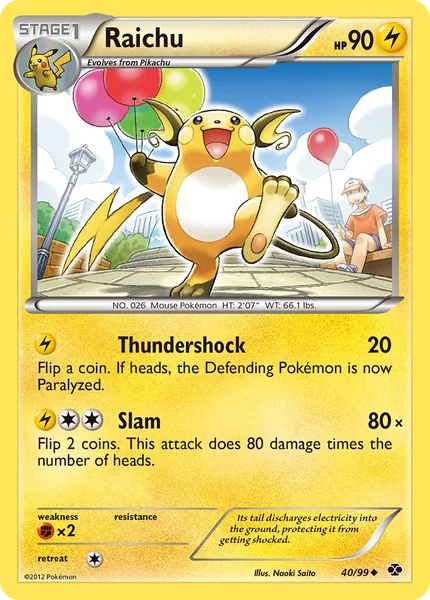 Raichu card image
