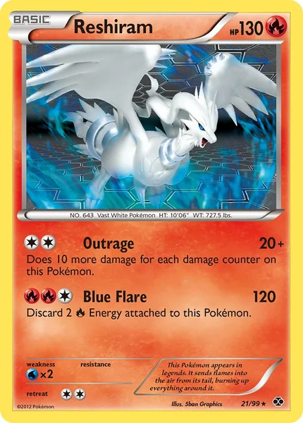 Reshiram card image