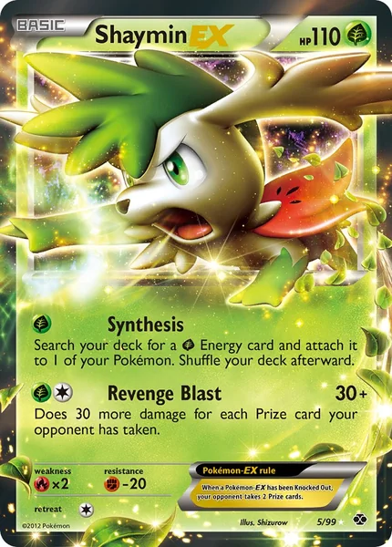 Shaymin EX card image