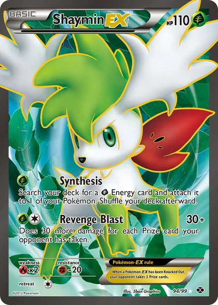 Shaymin EX card image