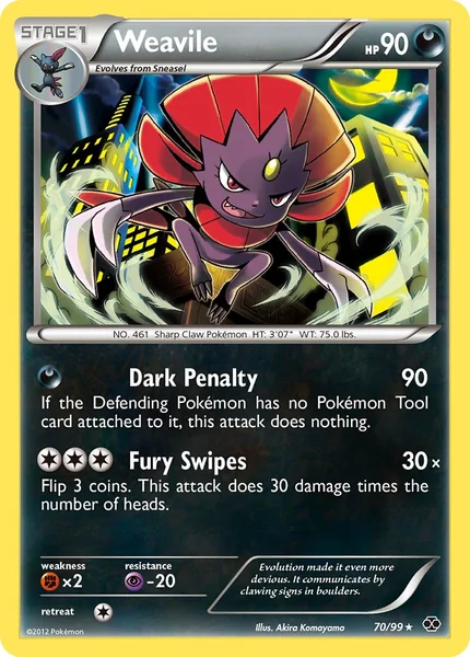 Weavile card image