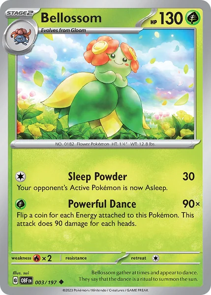 Bellossom card image
