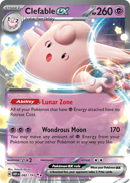 Clefable ex card image