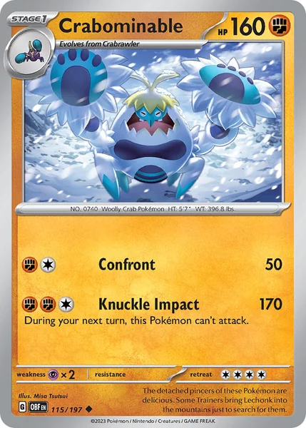Crabominable card image