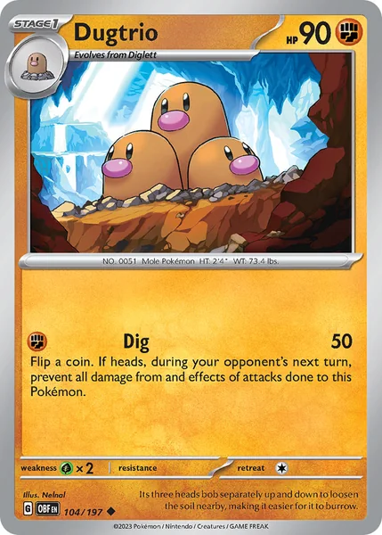 Dugtrio card image