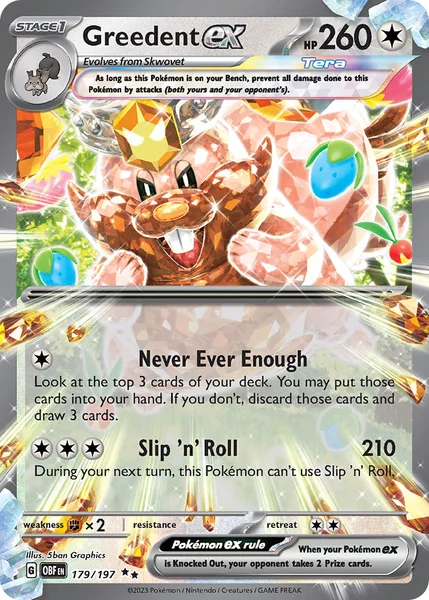 Greedent ex card image
