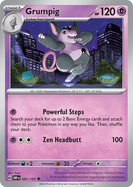 Grumpig card image