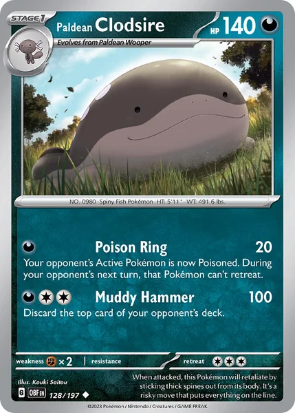 Paldean Clodsire card image