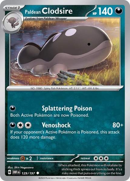Paldean Clodsire card image