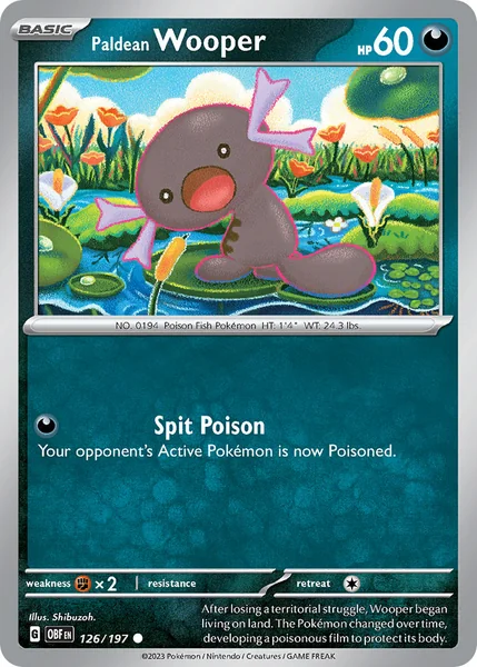 Paldean Wooper card image