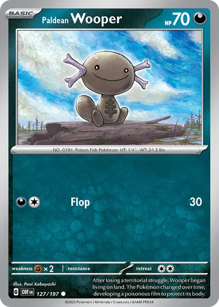 Paldean Wooper card image