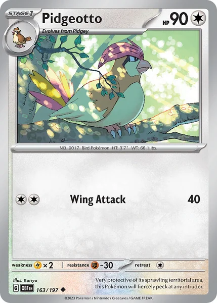 Pidgeotto card image