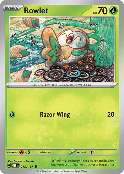 Rowlet card image
