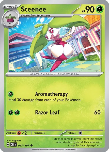 Steenee card image