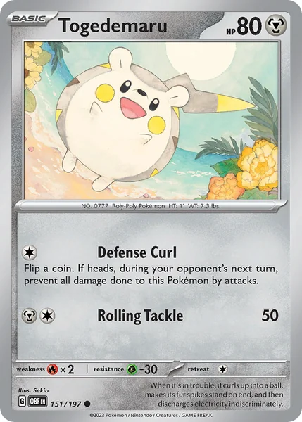 Togedemaru card image
