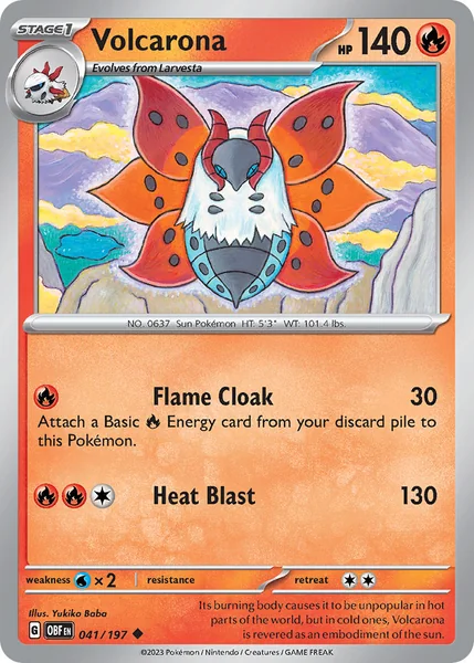 Volcarona card image