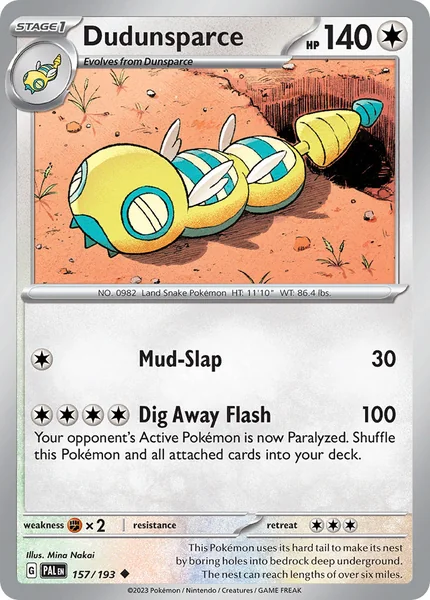 Dudunsparce card image