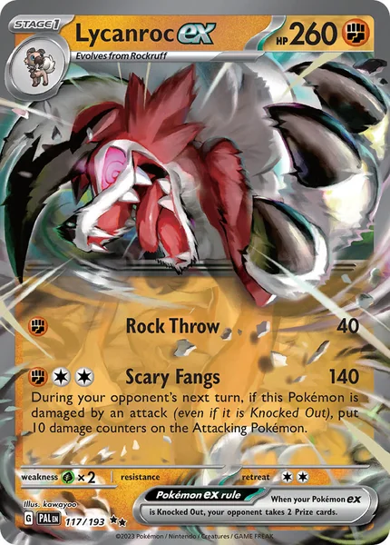 Lycanroc ex card image