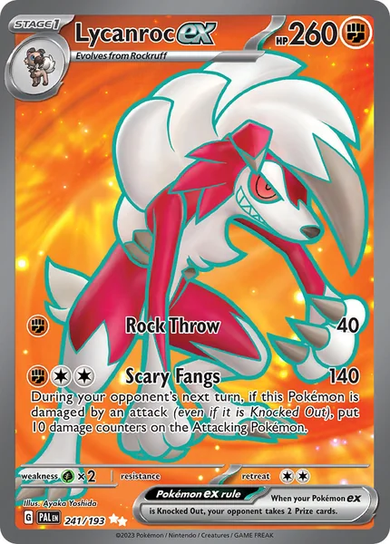 Lycanroc ex card image