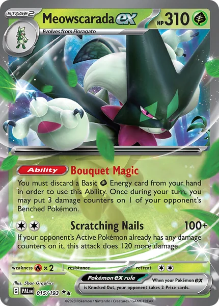 Meowscarada ex card image