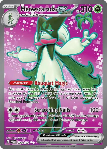 Meowscarada ex card image