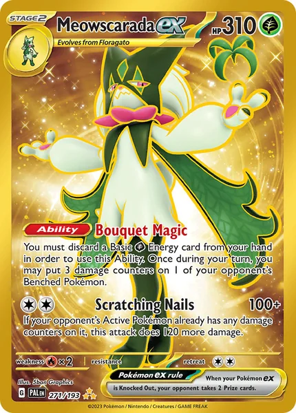 Meowscarada ex card image