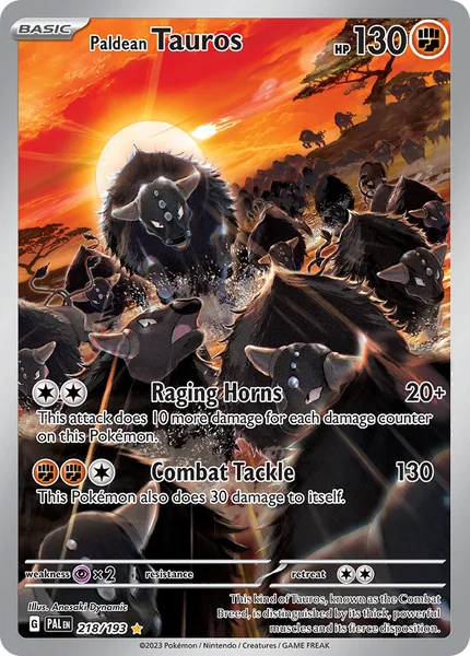 Paldean Tauros card image